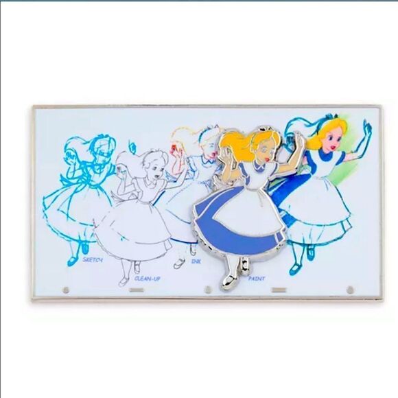 NWT DISNEY INK & PAINT ALICE PIN - Picture 1 of 3